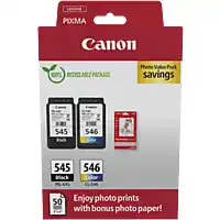 Bol.com Canon Inktcartridge PG-545 + CL-546 zwart + kleur aanbieding