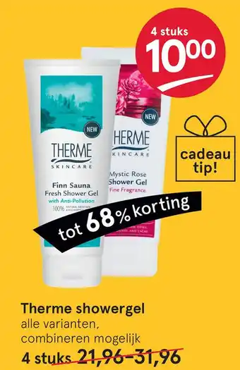 Etos Therme showergel aanbieding