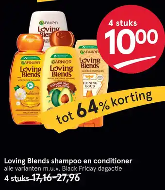 Etos Loving Blends shampoo en conditioner aanbieding