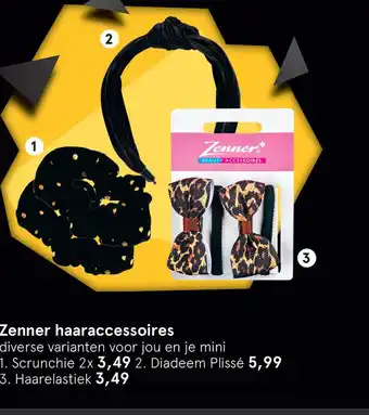 Etos Zenner haara ccesseires aanbieding