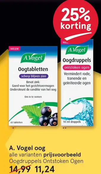 Etos A. Vogel oog aanbieding