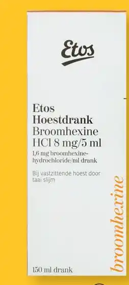 Etos 1. Etos Hoest Bruistabletten' aanbieding