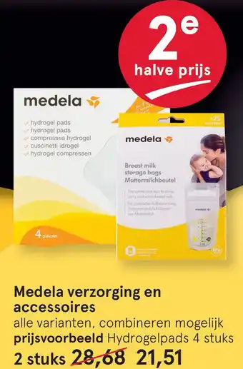 Etos Medela verzorging en accessoires aanbieding