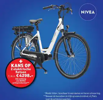 Kruidvat KANS OP 2 elektrische fietsen aanbieding