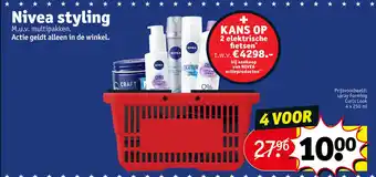 Kruidvat Nivea styling aanbieding