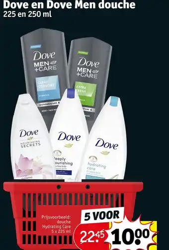 Kruidvat Dove en Dove Men douche aanbieding