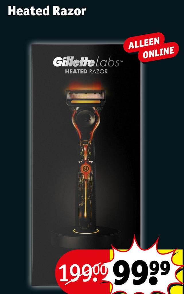 Heated Razor aanbieding bij Kruidvat