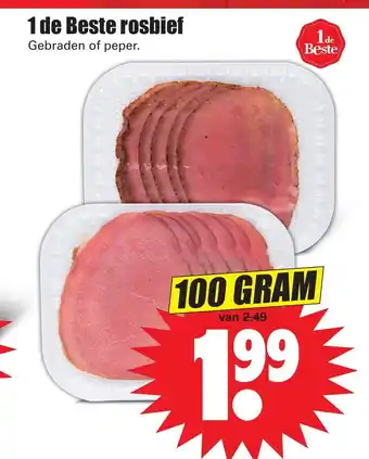 Dirk Rosbief 100g aanbieding