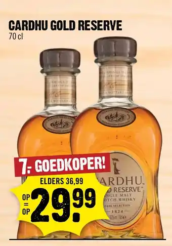 Dirck 3 Cardhu gold reserve aanbieding