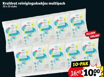 Kruidvat Kruidvat reinigingsdoekjes multipack aanbieding