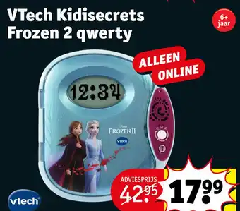 Kruidvat VTech Kidisecrets Frozen 2 qwerty aanbieding