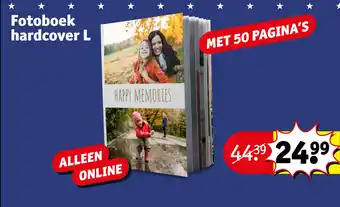 Kruidvat Fotoboek hardcover L aanbieding