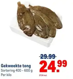 Makro Gekweekte tong Sortering aanbieding