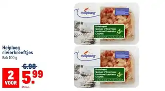 Makro Heiploeg rivierkreeftjes aanbieding