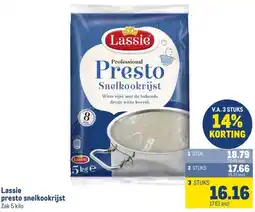 Makro Lassie presto snelkookrijst aanbieding