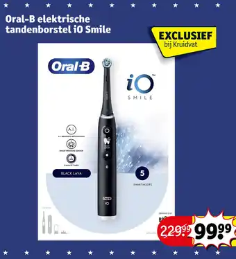 Kruidvat Oral-B elektrische tandenborstel i0 Smile aanbieding