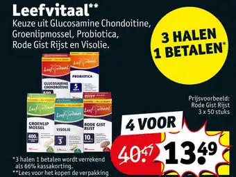 Kruidvat Leefvitaal** V1 aanbieding