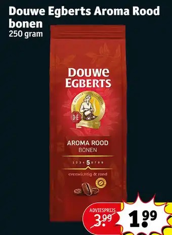 Kruidvat Douwe Egberts Aroma Rood bonen aanbieding