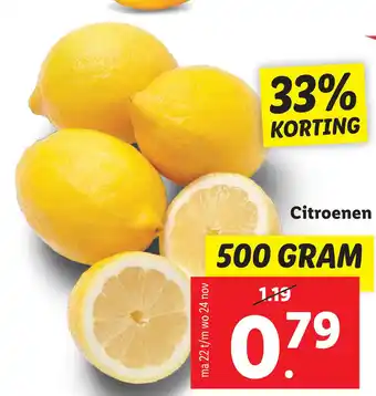 Lidl Citroenen aanbieding