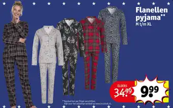 Kruidvat Flanellen pyjama ** aanbieding