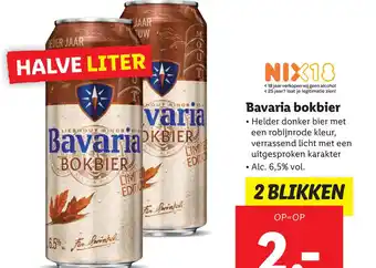 Lidl Bavaria bokbier aanbieding