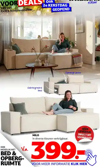 Seats and Sofas Milo aanbieding