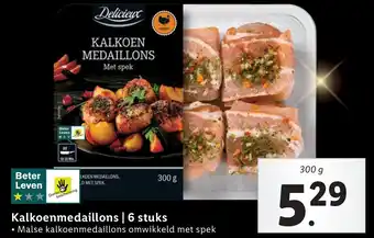 Lidl Kalkoenmedaillons | 6 stuks aanbieding