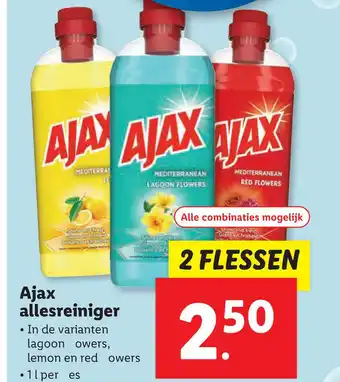 Lidl Ajax allesreiniger aanbieding