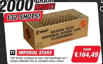 Kevin's Vuurwerkhal Imperial stars aanbieding