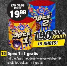 Kevin's Vuurwerkhal Apex aanbieding