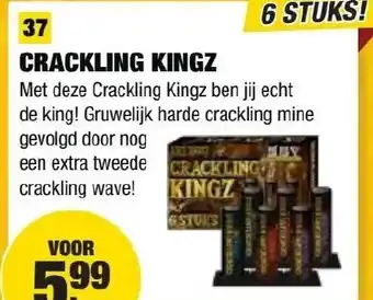 Kevin's Vuurwerkhal Crackling kingz aanbieding