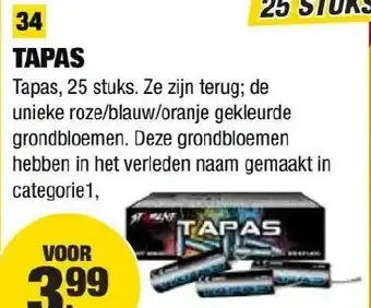 Kevin's Vuurwerkhal Tapas aanbieding