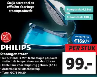 Lidl Stoomgenerator aanbieding