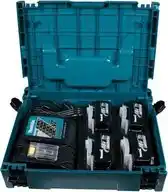 Bol.com Makita 196696-4 18V Li-Ion accu starterset (4x 3.0Ah) + lader in Mbox aanbieding