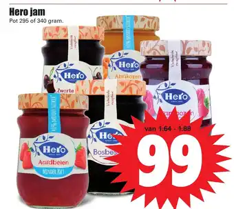 Dirk Hero jam 295/340g aanbieding