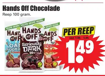 Dirk Hands Off Chocolade 100g aanbieding