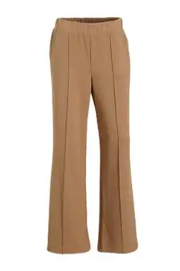 Wehkamp anytime wide leg pantalon beige aanbieding