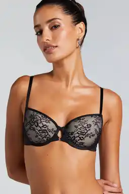 Wehkamp Hunkemöller voorgevormde beugelbh Lea zwart aanbieding