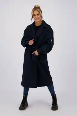 Wehkamp Raizzed trenchcoat tussen donkerblauw aanbieding