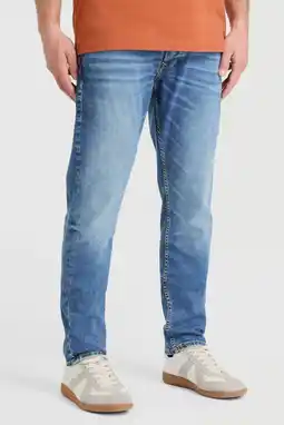 Wehkamp CHASIN' regular fit jeans Crown Blaze mid blue denim aanbieding