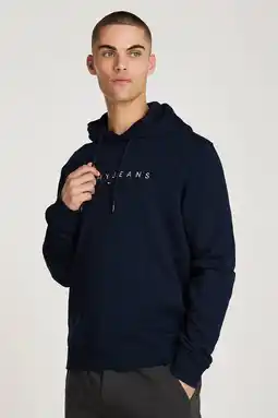 Wehkamp Tommy Jeans hoodie donkerblauw aanbieding