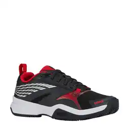 Wehkamp K-Swiss Speedex HB tennisschoenen zwart/wit/rood aanbieding