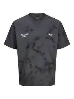 Wehkamp JACK & JONES CORE tie-dye T-shirt JCOOPUS grijs aanbieding