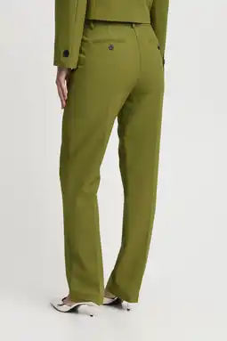 Wehkamp B.Young straight fit pantalon groen aanbieding