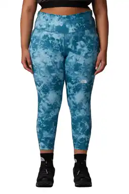 Wehkamp The North Face Plus Size outdoor 7/8 legging Flex Tight blauw/lichtblauw aanbieding