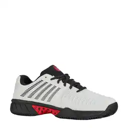 Wehkamp K-Swiss Express Light 3 HB tennisschoenen wit/zwart/rood aanbieding