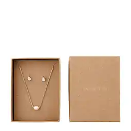 Wehkamp PILGRIM gold plated sieradenset Alayah - oorbellen + ketting giftbox aanbieding