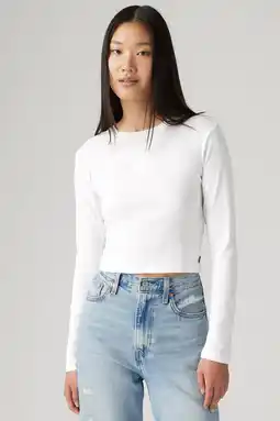 Wehkamp Levi's top met logo wit aanbieding