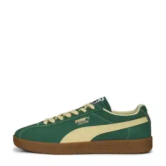 Wehkamp Puma Delphin sneakers groen/lichtgeel aanbieding