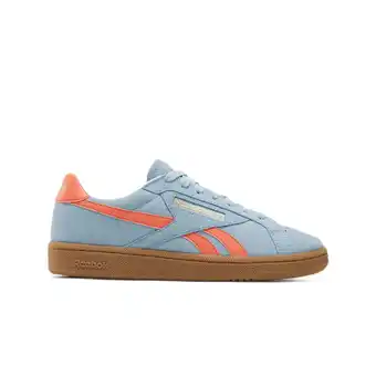 Wehkamp Reebok Classics Club C Grounds suède sneakers lichtblauw/oranje aanbieding